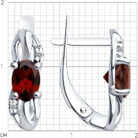 Cercei SOLOVOV JEWELRY 94-320-00182-2 2,09g imaginea #3 — magazin online Desire.md