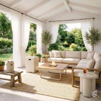 Vatră de foc Happy Cocooning Horizon 95 HCHOR95-03 Oyster Beige imaginea #5 — magazin online Desire.md