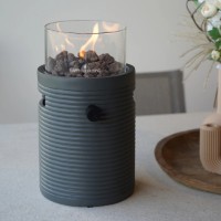 Чаша для костра Happy Cocooning Lumi Groove HCLUMGR-0 Smokey Anthracite фото №3 — интернет-магазин Desire.md