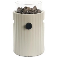 Vatră de foc Happy Cocooning Lumi Rib HCLUMRI-03 Oyster Beige