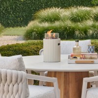 Чаша для костра Happy Cocooning Lumi Rib HCLUMRI-03 Oyster Beige фото №3 — интернет-магазин Desire.md