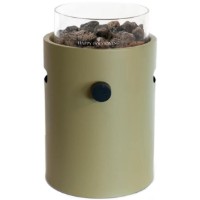 Vatră de foc Happy Cocooning Lumi Steel HCLUMST-06 Olive Green
