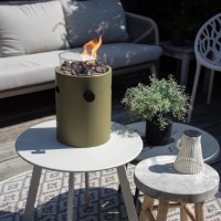 Vatră de foc Happy Cocooning Lumi Steel HCLUMST-06 Olive Green imaginea #3 — magazin online Desire.md