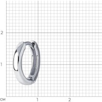 Cercel SOLOVOV JEWELRY 94170127 1,23g imaginea #2 — magazin online Desire.md