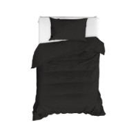 Lenjerie de pat L'Essentiel Fresh Color Black imaginea #2 — magazin online Desire.md