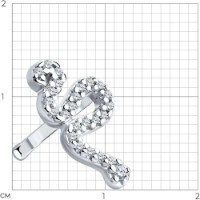 Cercel SOLOVOV JEWELRY 94170235 1,21g imaginea #4 — magazin online Desire.md