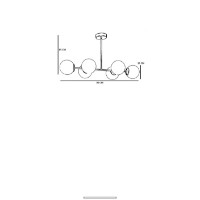 Lustră Opviq 8795-6 imaginea #5 — magazin online Desire.md