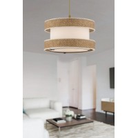Lustră Opviq Halo Beige White