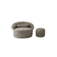 Набор бескаркасной мебели Atelier Del Sofa Pufi Anthracite фото №9 — интернет-магазин Desire.md