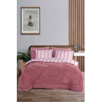 Lenjerie de pat L'Essentiel Soft Line Claret Red