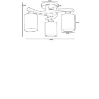Люстра Opviq 9001-3 фото №4 — интернет-магазин Desire.md