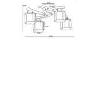 Люстра Opviq 9001-6 фото №4 — интернет-магазин Desire.md