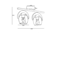 Lustră Opviq 9003-5 imaginea #4 — magazin online Desire.md