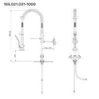 Mixer industrial Liva 105.021.031-1000