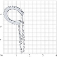 Cercel SOLOVOV JEWELRY 94170402 1,31g imaginea #2 — magazin online Desire.md