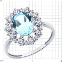 Inel SOLOVOV JEWELRY 94-310-02042-1 s.18 2,64g imaginea #2 — magazin online Desire.md