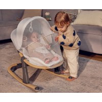 Șezlong pentru bebeluși Kinderkraft Elsu (KBELSU00GRY0000) imaginea #4 — magazin online Desire.md