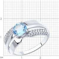 Inel SOLOVOV JEWELRY 94-310-00794-1 s.17,5 2,14g imaginea #2 — magazin online Desire.md