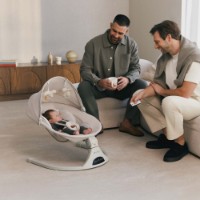 Leagăn electric Kinderkraft Tulsy Grey (KBTULS00GRY0000) imaginea #4 — magazin online Desire.md