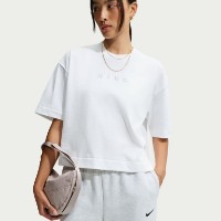 Tricou de dame Nike Sportswear Mod-Cropped Oversized White, s.S imaginea #5 — magazin online Desire.md
