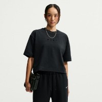 Tricou de dame Nike Sportswear Mod-Cropped Oversized Black, s.XL