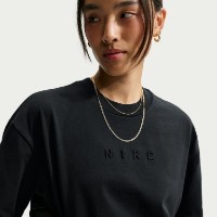 Tricou de dame Nike Sportswear Mod-Cropped Oversized Black, s.XS imaginea #5 — magazin online Desire.md