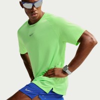 Tricou bărbătesc Nike Stride Aero-Fit Volt/Light Silver, s.XL imaginea #5 — magazin online Desire.md