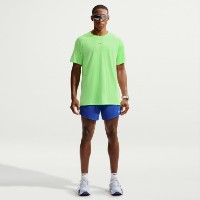 Tricou bărbătesc Nike Stride Aero-Fit Volt/Light Silver, s.S imaginea #3 — magazin online Desire.md