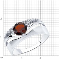 Inel SOLOVOV JEWELRY 94-310-00788-2 s.18,5 2,44g imaginea #2 — magazin online Desire.md