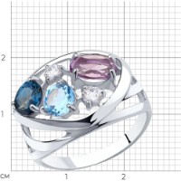 Inel SOLOVOV JEWELRY 94-310-00658-1 s.17,5 3,14g imaginea #3 — magazin online Desire.md
