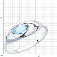Inel SOLOVOV JEWELRY 94-310-00549-1 s.16,5 0,91g imaginea #2 — magazin online Desire.md