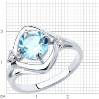 Inel SOLOVOV JEWELRY 94-310-00603-1 s.18 2,1g imaginea #2 — magazin online Desire.md