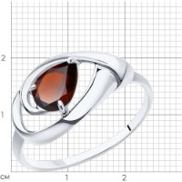 Inel SOLOVOV JEWELRY 94-310-00594-2 s.17 1,16g imaginea #2 — magazin online Desire.md