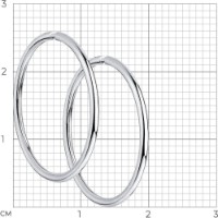 Серьги SOLOVOV JEWELRY 94140043 1,15g фото №2 — интернет-магазин Desire.md
