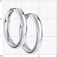 Серьги SOLOVOV JEWELRY 94140010 3,05g фото №2 — интернет-магазин Desire.md