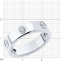Inel SOLOVOV JEWELRY 94-110-02024-1 s.18 5,76g imaginea #3 — magazin online Desire.md