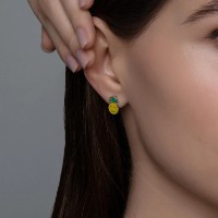 Cercei SOLOVOV JEWELRY 94-120-02146-1 1,95g imaginea #2 — magazin online Desire.md