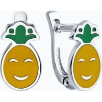 Cercei SOLOVOV JEWELRY 94-120-02146-1 1,95g imaginea #4 — magazin online Desire.md