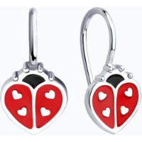 Cercei SOLOVOV JEWELRY 94-120-02166-1 1,53g imaginea #4 — magazin online Desire.md