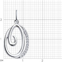 Pandantiv SOLOVOV JEWELRY 94-130-01378-1 1,26g imaginea #3 — magazin online Desire.md
