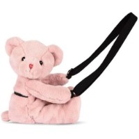 Geantă pentru copil Doudou Bear Pink 30cm (DC4375) imaginea #1 — magazin online Desire.md