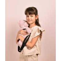 Geantă pentru copil Doudou Bear Pink 30cm (DC4375) imaginea #2 — magazin online Desire.md