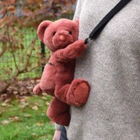 Geantă pentru copil Doudou Bear Terracotta 30cm (DC4379) imaginea #4 — magazin online Desire.md