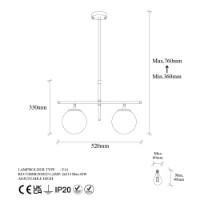 Lustră Opviq Roe 10765 imaginea #6 — magazin online Desire.md