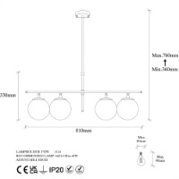 Lustră Opviq Roe 10775 imaginea #6 — magazin online Desire.md
