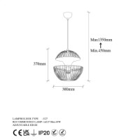 Lustră Opviq Telmander 11440 imaginea #7 — magazin online Desire.md