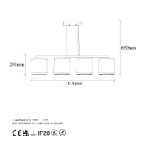 Люстра Opviq Way 11646 фото №7 — интернет-магазин Desire.md