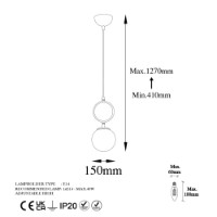 Lustră Opviq Ring 13434 imaginea #9 — magazin online Desire.md