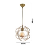 Lustră Opviq Sheldon Gold imaginea #4 — magazin online Desire.md
