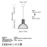 Люстра Opviq Tabut Mr 672-1 фото №8 — интернет-магазин Desire.md